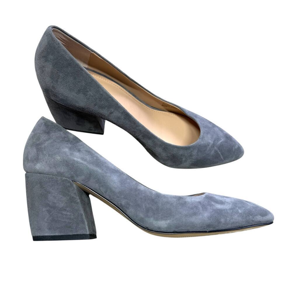 Botkier Stella Suede Leather Gray Pumps Size 7